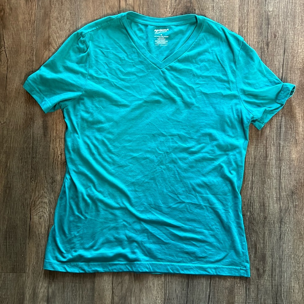 Arizona Jeans Turquoise Men’s Short Sleeve Tee-XL